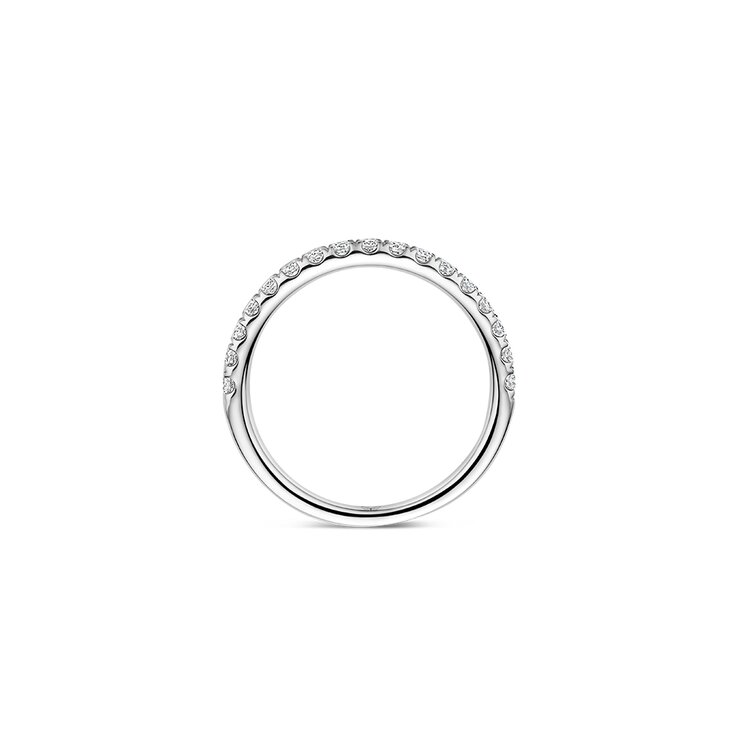The Exclusive Collection en or blanc 18 ct avec brillant de 0.42 carat