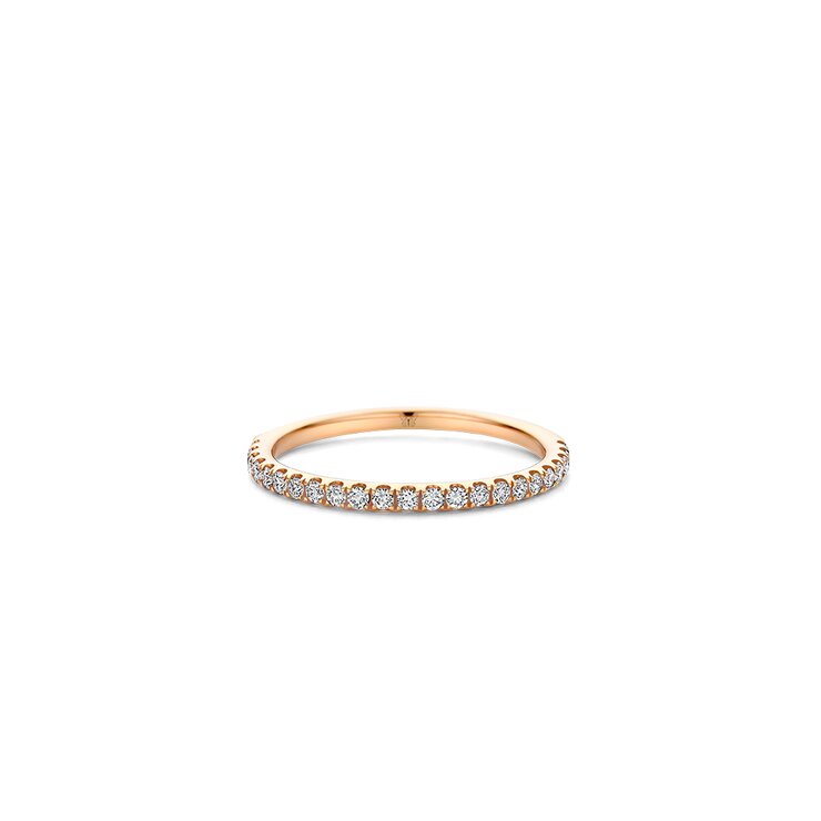 The Exclusive Collection en or rose 18 ct avec brillant de 0.25 carat