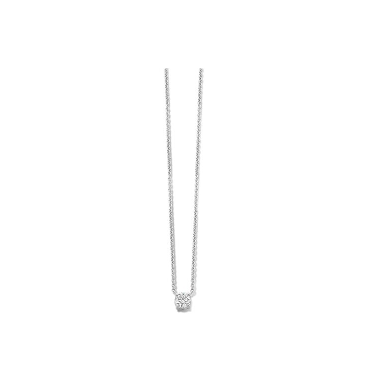 Casteur by Casteur ketting in wit goud 18kt met briljant van 0,40 karaat