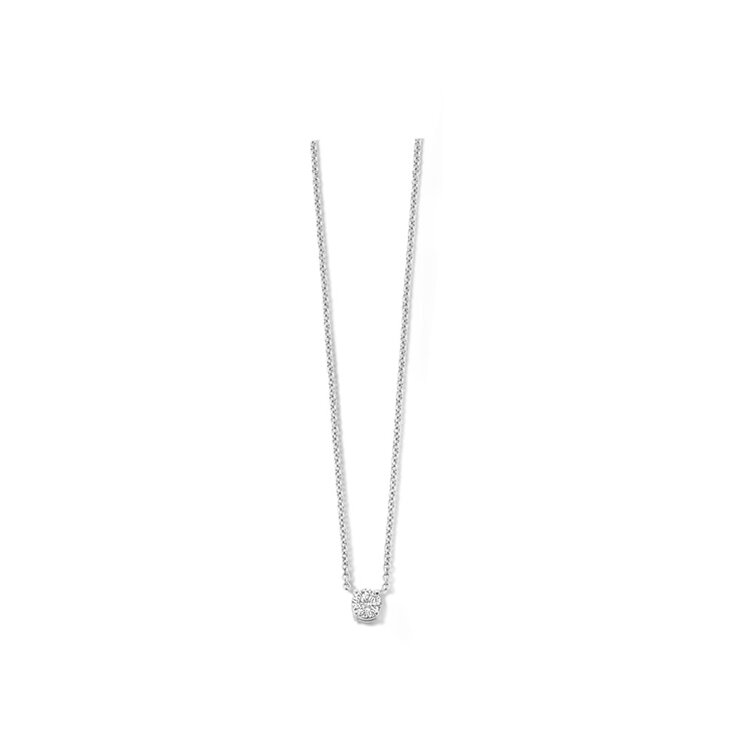 Casteur by Casteur ketting in wit goud 18kt met briljant van 0,28 karaat