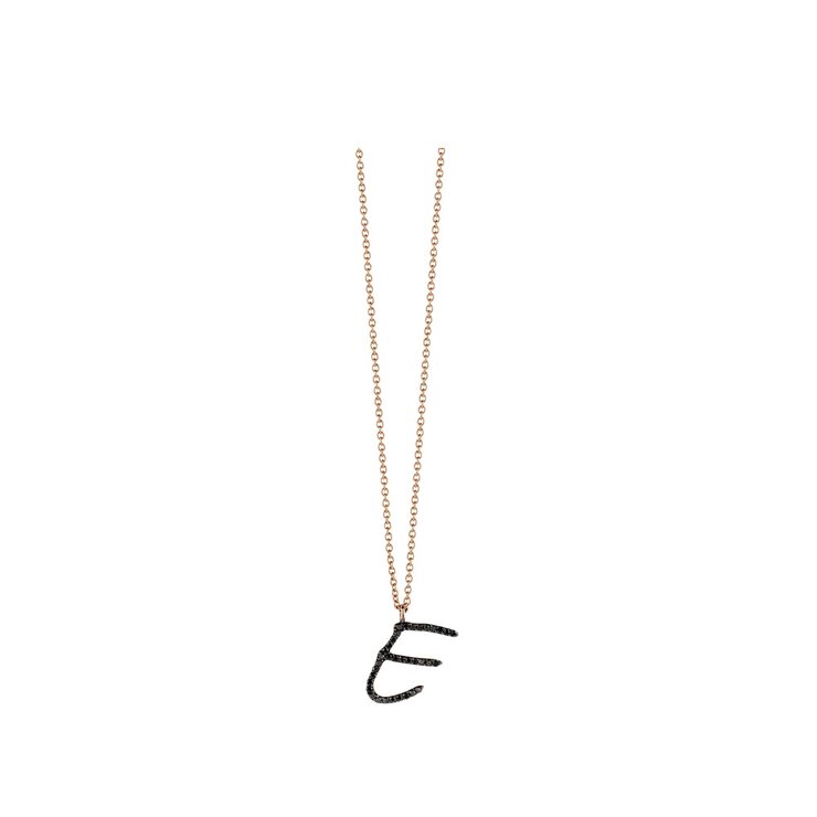 Selected by Casteur ketting in rosé goud 18kt met briljant van 0,15 karaat