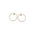 Selected by Casteur oorringen in rosé goud 18kt met briljant van 0,19 karaat - thumb