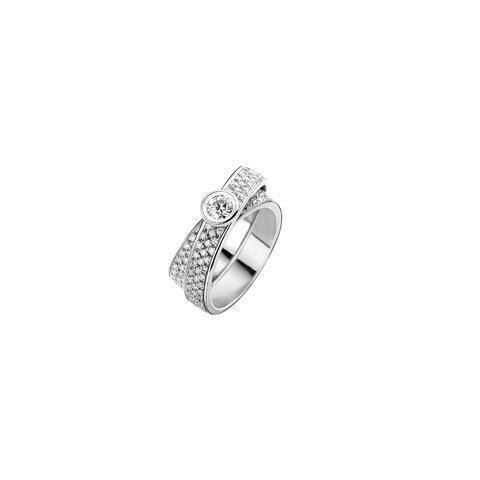 Eden ring in wit goud 18kt met briljant van 1,24 karaat