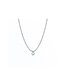 collier Gellner en or blanc 18 ct avec brillant de 0.18 carat - thumb