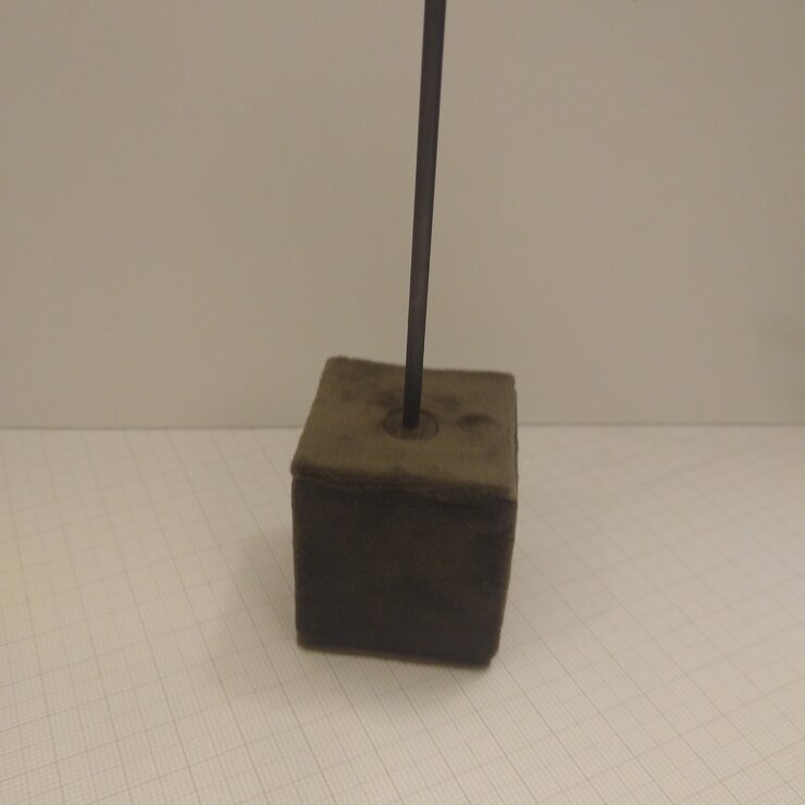 Atelier P. oorringen in geel goud 18kt met briljant van 0,15 karaat