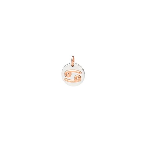 pendentif DoDo en or rose 9 ct et argent
