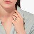 bague Pomellato en or rose 18 ct avec topaze incoloré entouré de briljants de 0,74 karaat - thumb