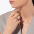 bague Pomellato en or rose 18 ct avec améthyste entouré de briljants de 0,72 karaat - thumb