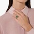 bague Pomellato en or rose 18 ct avec prasioliet & malachiet et tsavorit - thumb