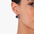 boucles d'oreilles Pomellato en or rose 18 ct avec topaze bleu london - thumb