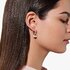 boucles d'oreilles Pomellato en or rose 18 ct avec topaze incoloré entouré de briljants de 0,52 karaat - thumb
