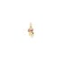 DoDo hanger in geel goud 18kt met spinel rood als hoofdsteen omringd door briljanten van 0,05 karaat - thumb