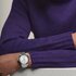 montre Longines avec un boîtier en acier, un cadran argent et un diamètre de 41 mm - thumb