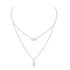 Messika ketting in wit goud 18kt met briljant van 0,50 karaat - thumb