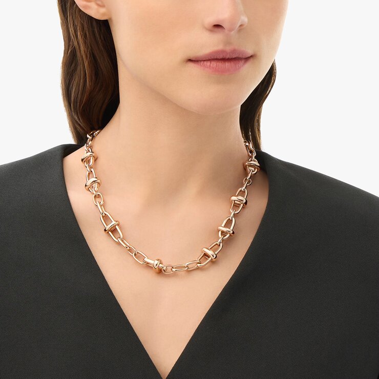collier Pomellato en or rose 18 ct