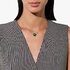 Pomellato ketting in rosé goud 18kt met malachiet & parelmoer omringd door briljanten van 0,04 karaat - thumb