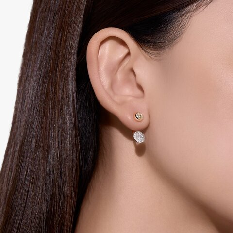 Pomellato en or rose 18 ct avec diamant blanc & brun de 0.44 carat