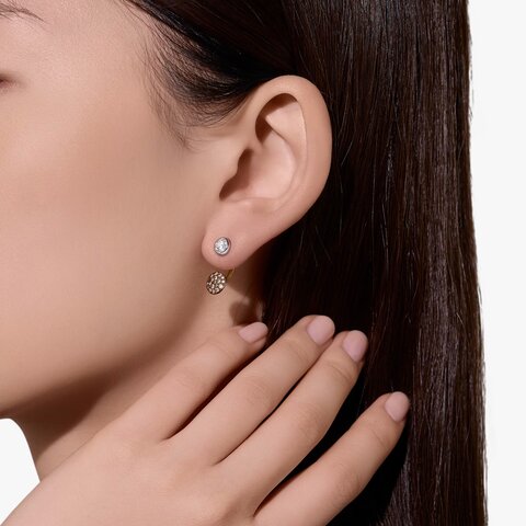 Pomellato en or rose 18 ct avec diamant blanc & brun de 0.44 carat