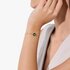 Pomellato armband in rosé goud 18kt met malachiet & parelmoer omringd door briljanten van 0,03 karaat - thumb