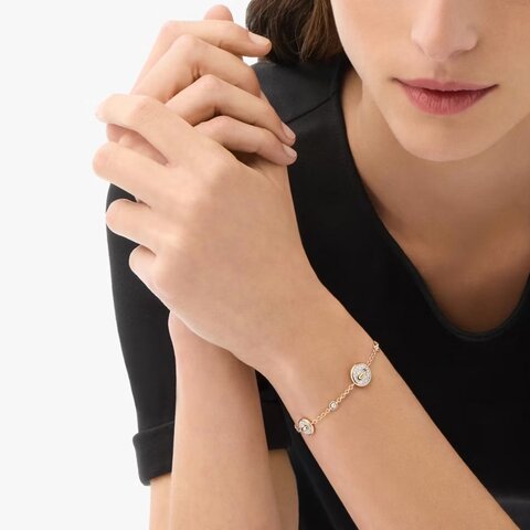 Pomellato armband in rosé goud 18kt met briljant van 0,63 karaat