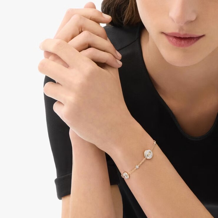 bracelet Pomellato en or rose 18 ct avec brillant de 0.63 carat