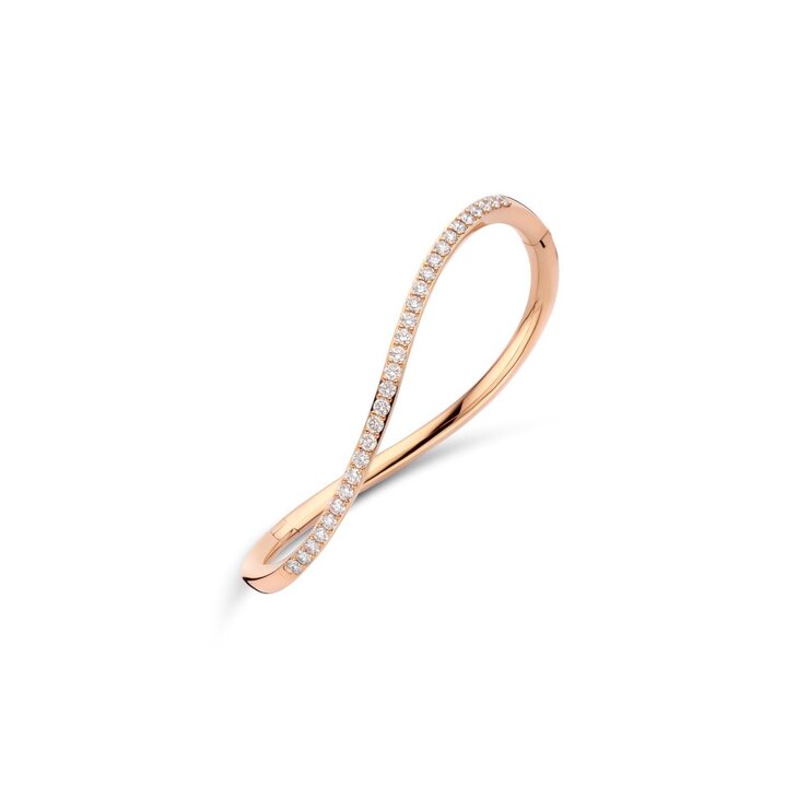 Bigli armband in rosé goud 18kt met briljant van 1,22 karaat
