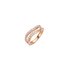 bague Bigli en or rose 18 ct avec brillant de 0.67 carat - thumb