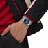 montre TAG Heuer avec un boîtier en acier, un cadran bleu et un diamètre de 41 mm - thumb