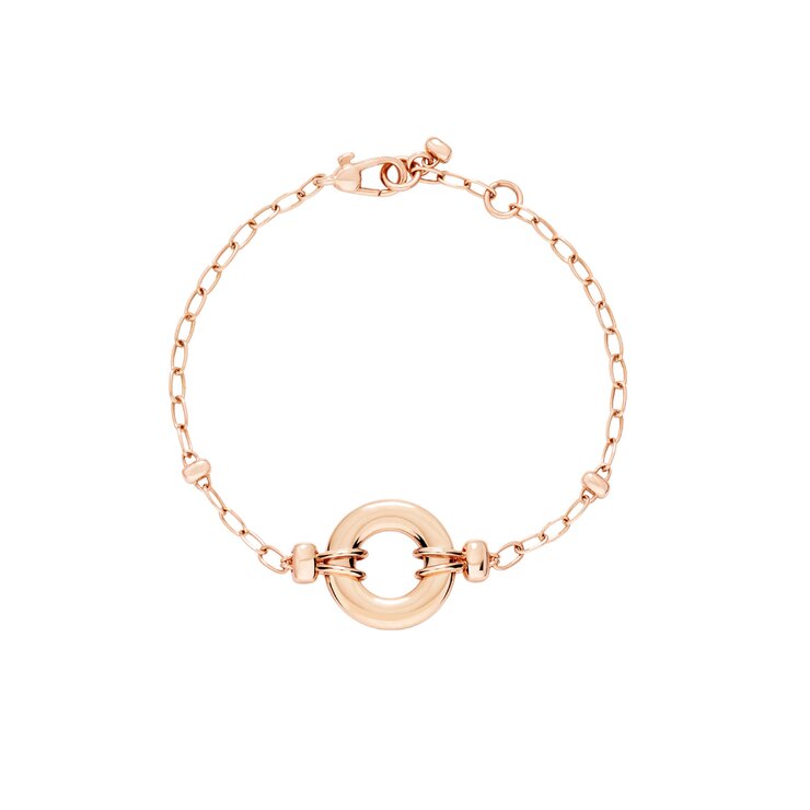 Pomellato armband in rosé goud 18kt met briljant van 0,07 karaat