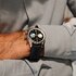 montre TAG Heuer avec un boîtier en acier, un cadran bleu et un diamètre de 42 mm - thumb