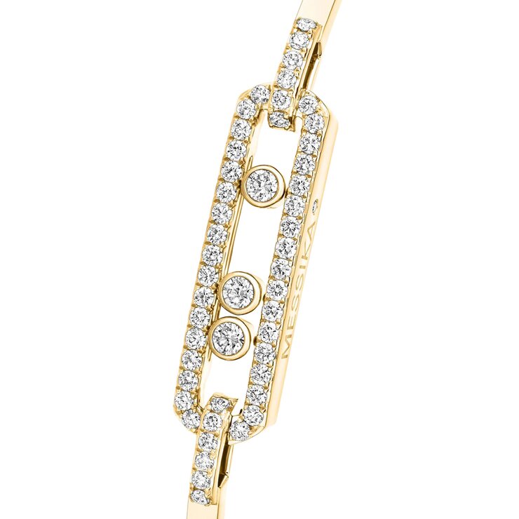 Messika armband in geel goud 18kt met briljant van 0,35 karaat