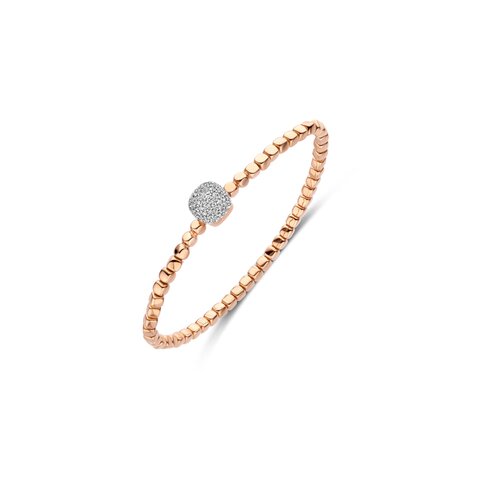 Bigli armband in rosé goud 18kt met briljant van 0,84 karaat