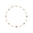 Marco Bicego ketting in geel goud 18kt met saffier multicolor - thumb