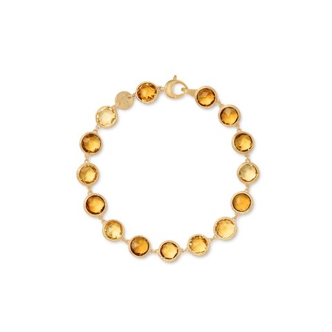 Marco Bicego armband in geel goud 18kt met quartz citrien