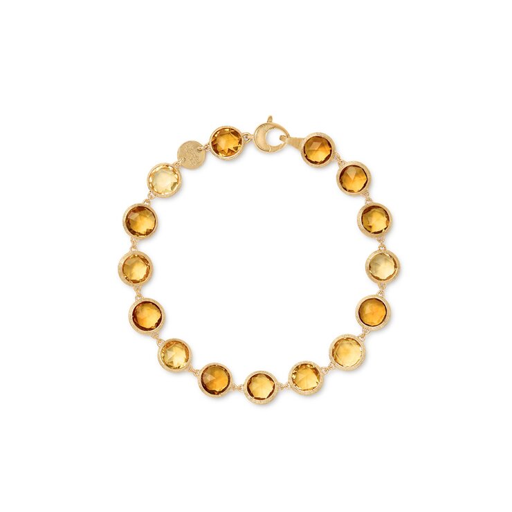 Marco Bicego armband in geel goud 18kt met quartz citrien