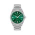 montre Tissot avec un boîtier en acier, un cadran vert et un diamètre de 39 mm - thumb