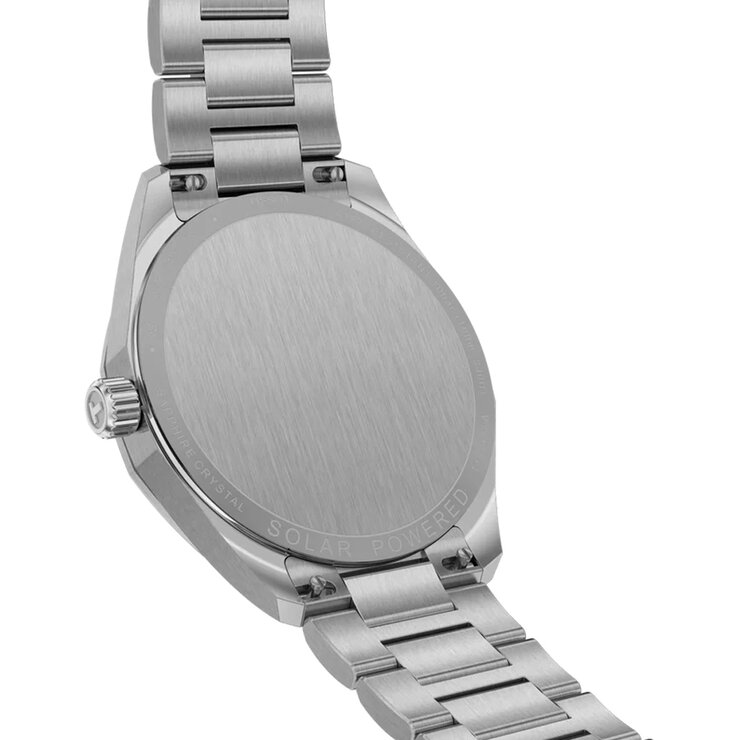 montre Tissot avec un boîtier en acier, un cadran vert et un diamètre de 39 mm
