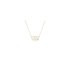 dinh van ketting in geel goud 18kt met parelmoer - thumb