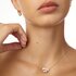 dinh van ketting in geel goud 18kt met parelmoer - thumb