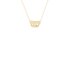 dinh van ketting in geel goud 18kt met parelmoer - thumb