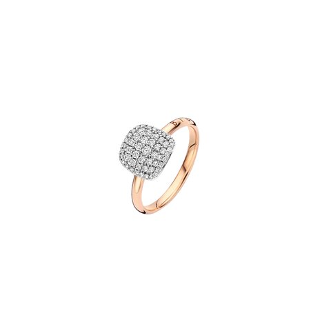 Bigli ring in rosé goud 18kt met briljant van 0,41 karaat