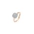 Bigli ring in rosé goud 18kt met briljant van 0,41 karaat - thumb