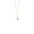 Bigli ketting in rosé goud 18kt met briljant van 0,24 karaat - thumb