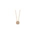 Bigli ketting in rosé goud 18kt met bruine briljant van 0,46 karaat - thumb