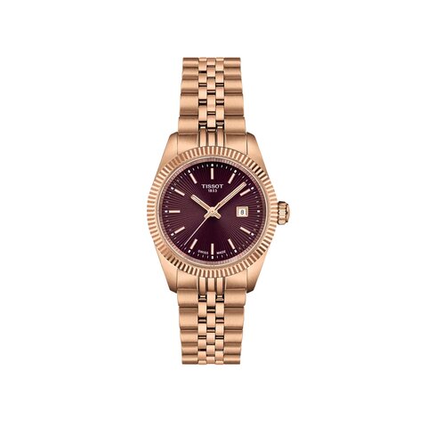 Tissot horloge met een kast in rosé pvd-coating