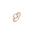 Bigli ring in rosé goud 18kt met briljant van 0,14 karaat - thumb