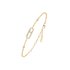 bracelet Messika en or jaune 18 ct avec brillant de 0.20 carat - thumb