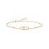bracelet Messika en or jaune 18 ct avec brillant de 0.20 carat - thumb
